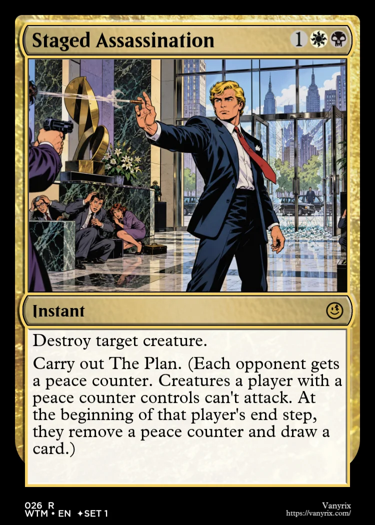 Staged Assassination