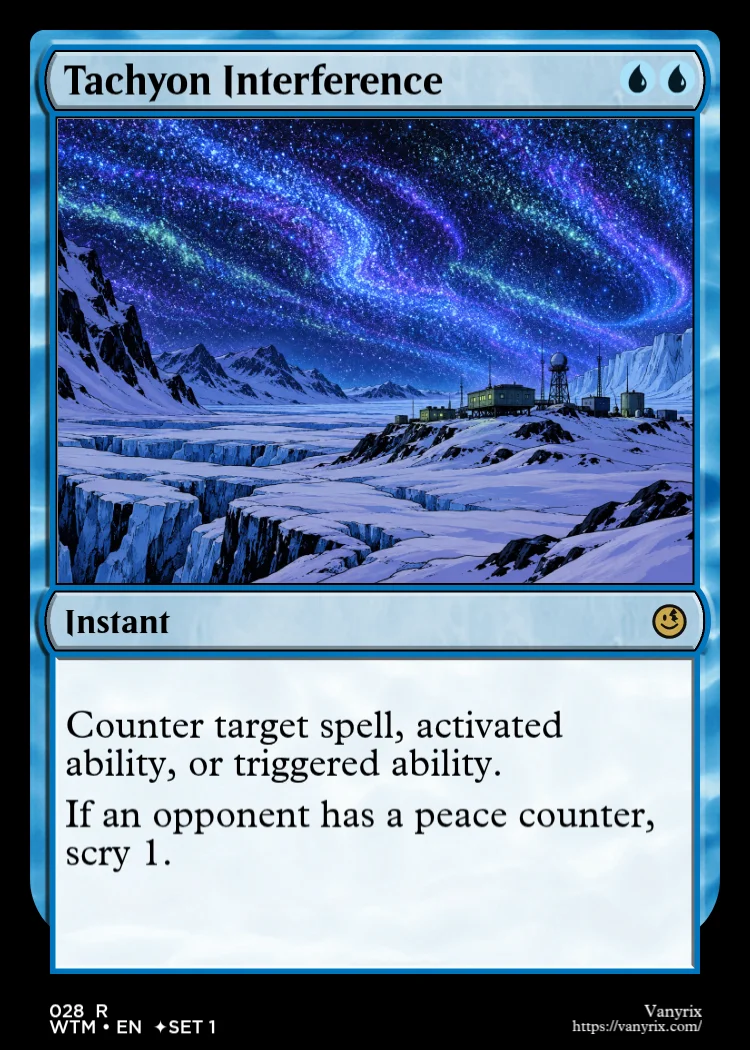 Tachyon Interference