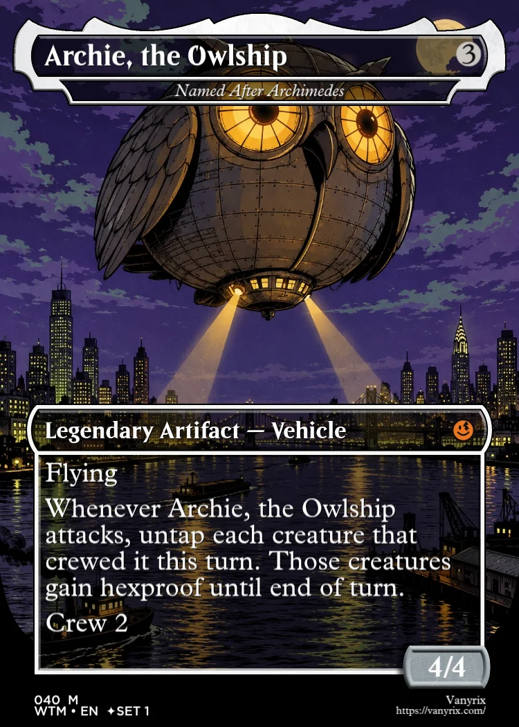Archie, the Owlship