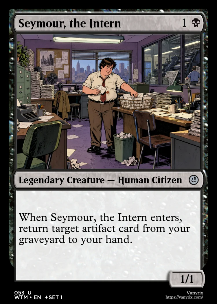 Seymour, the Intern