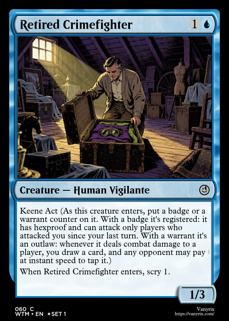 Retired Crimefighter