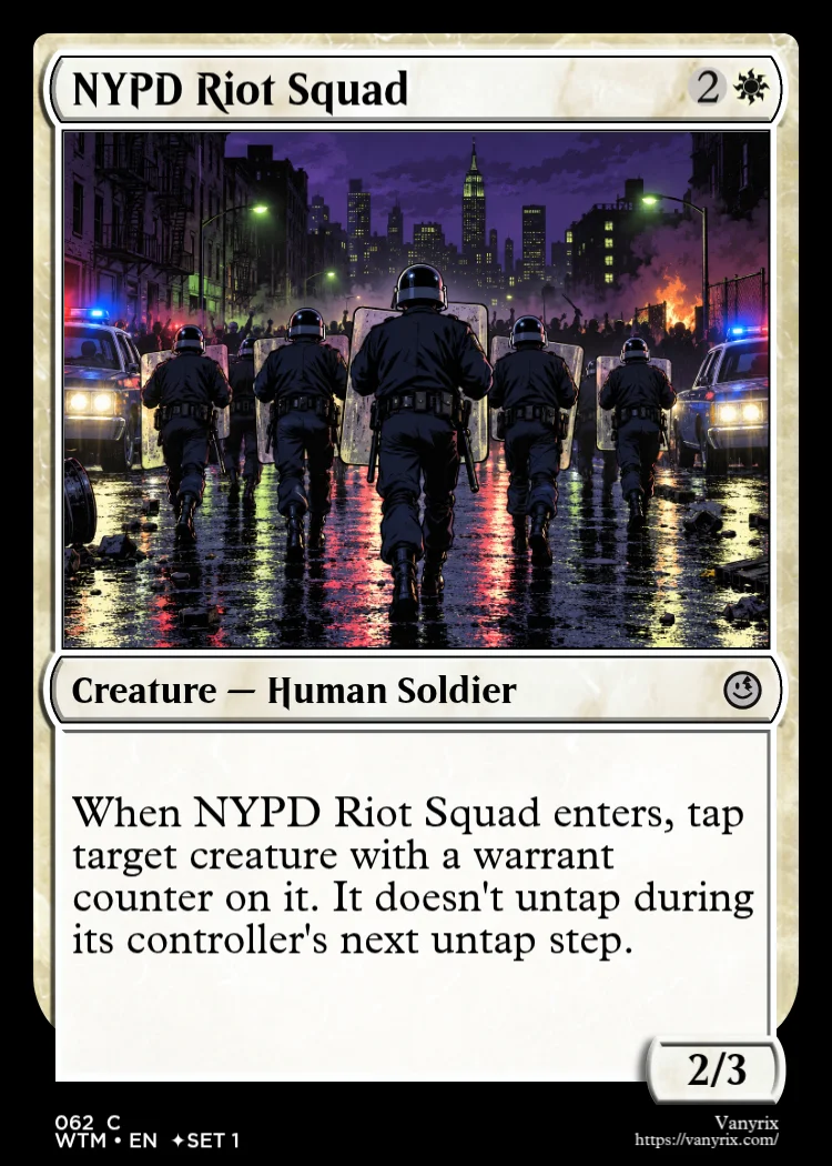 NYPD Riot Squad