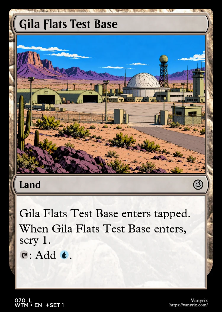 Gila Flats Test Base