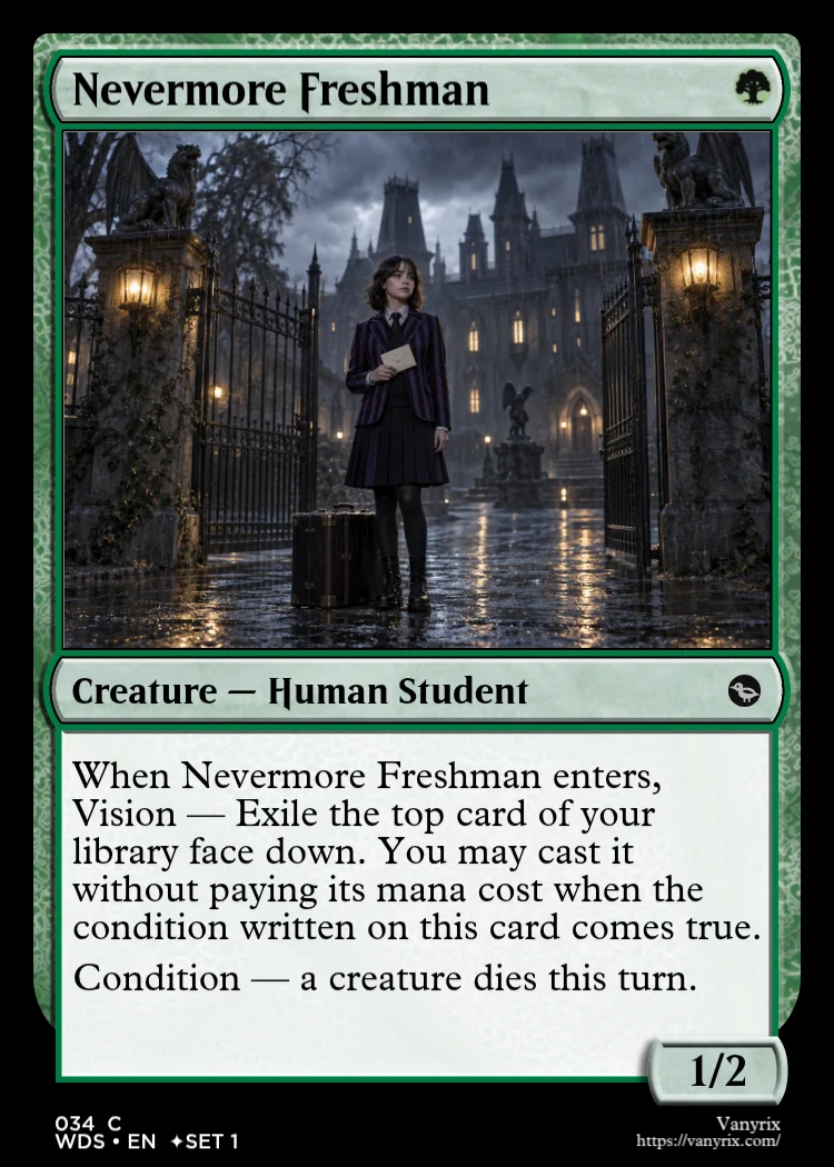 Nevermore Freshman