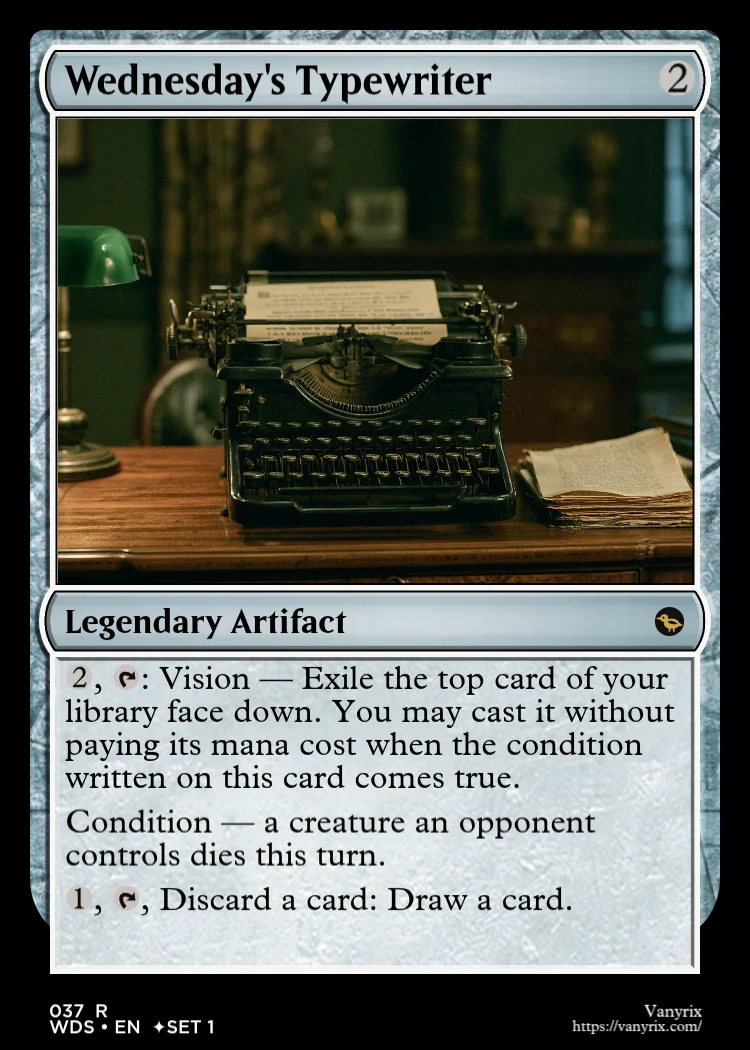 Wednesday's Typewriter