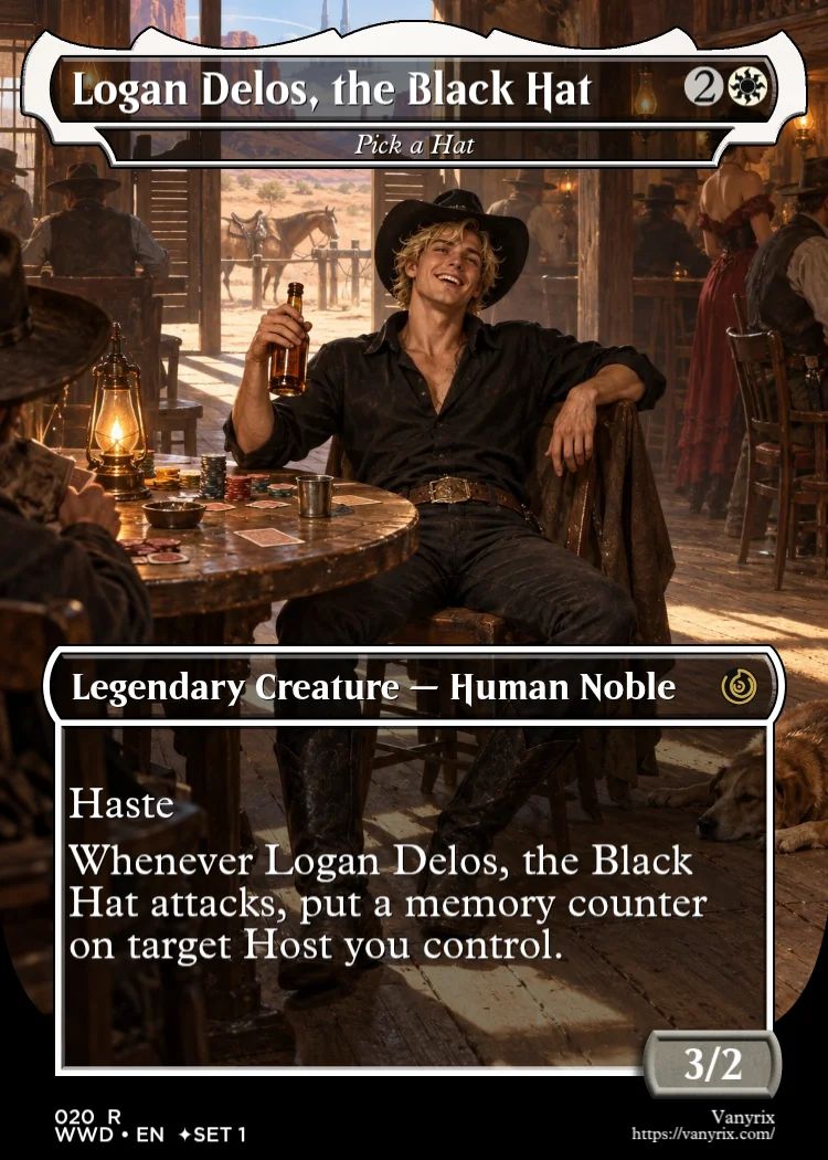 Logan Delos, the Black Hat