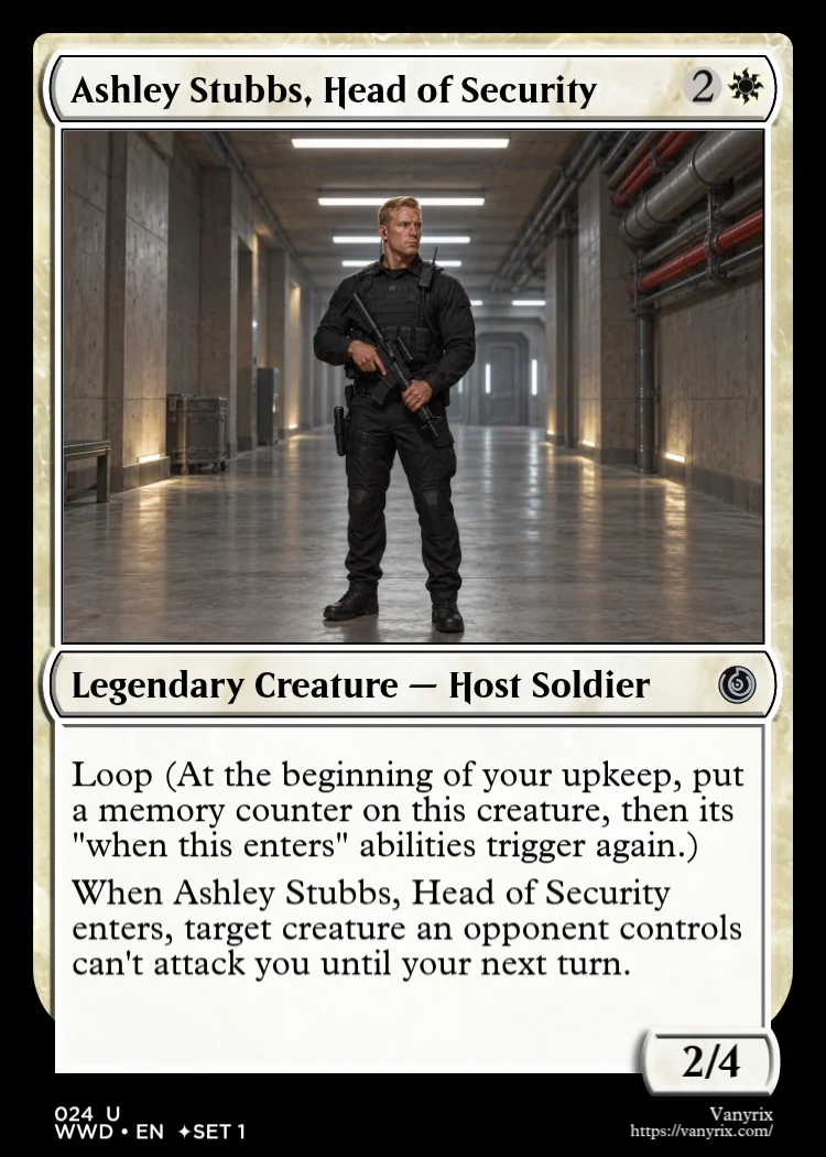 Ashley Stubbs, Head of Security