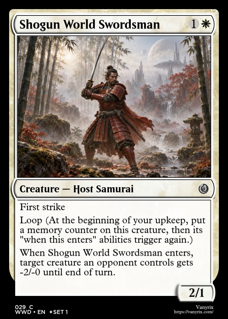 Shogun World Swordsman