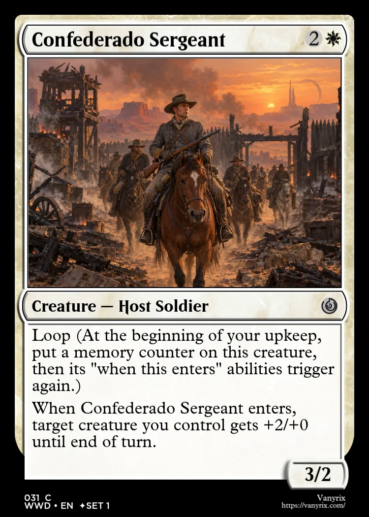 Confederado Sergeant