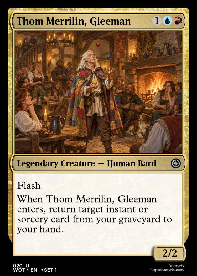 Thom Merrilin, Gleeman
