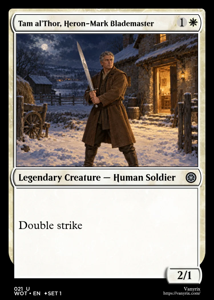 Tam al'Thor, Heron-Mark Blademaster