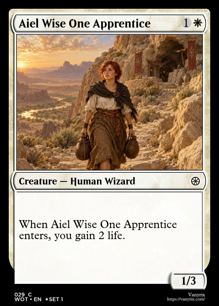 Aiel Wise One Apprentice