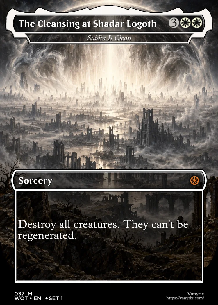 The Cleansing at Shadar Logoth