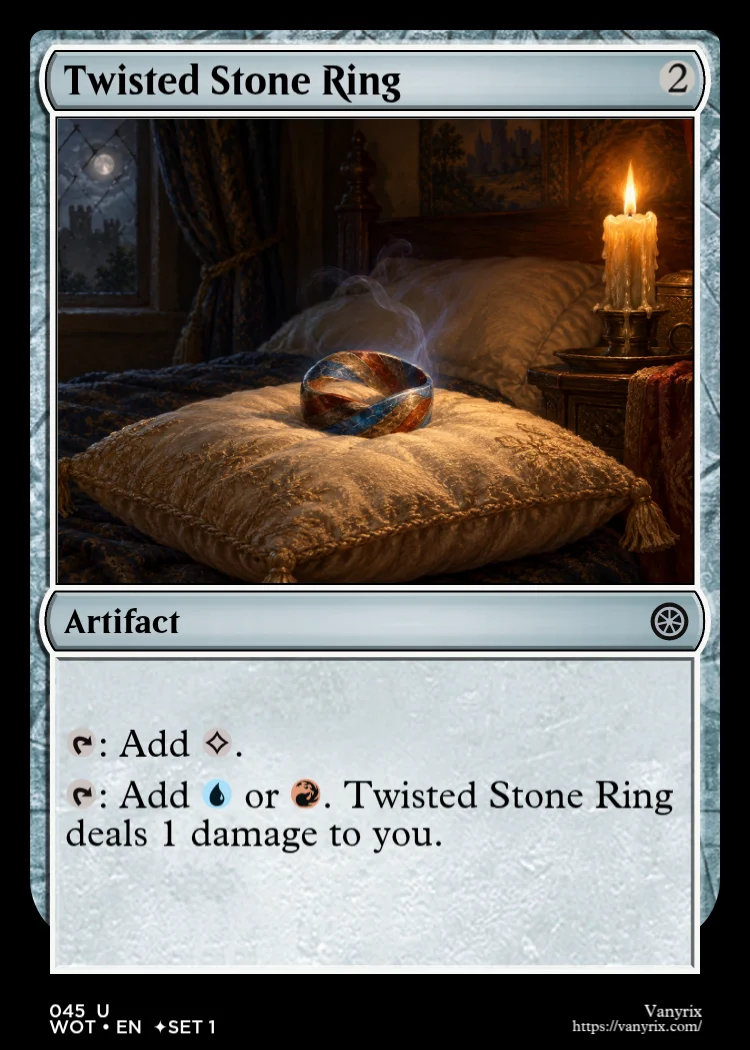 Twisted Stone Ring