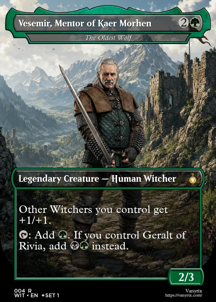 Vesemir, Mentor of Kaer Morhen