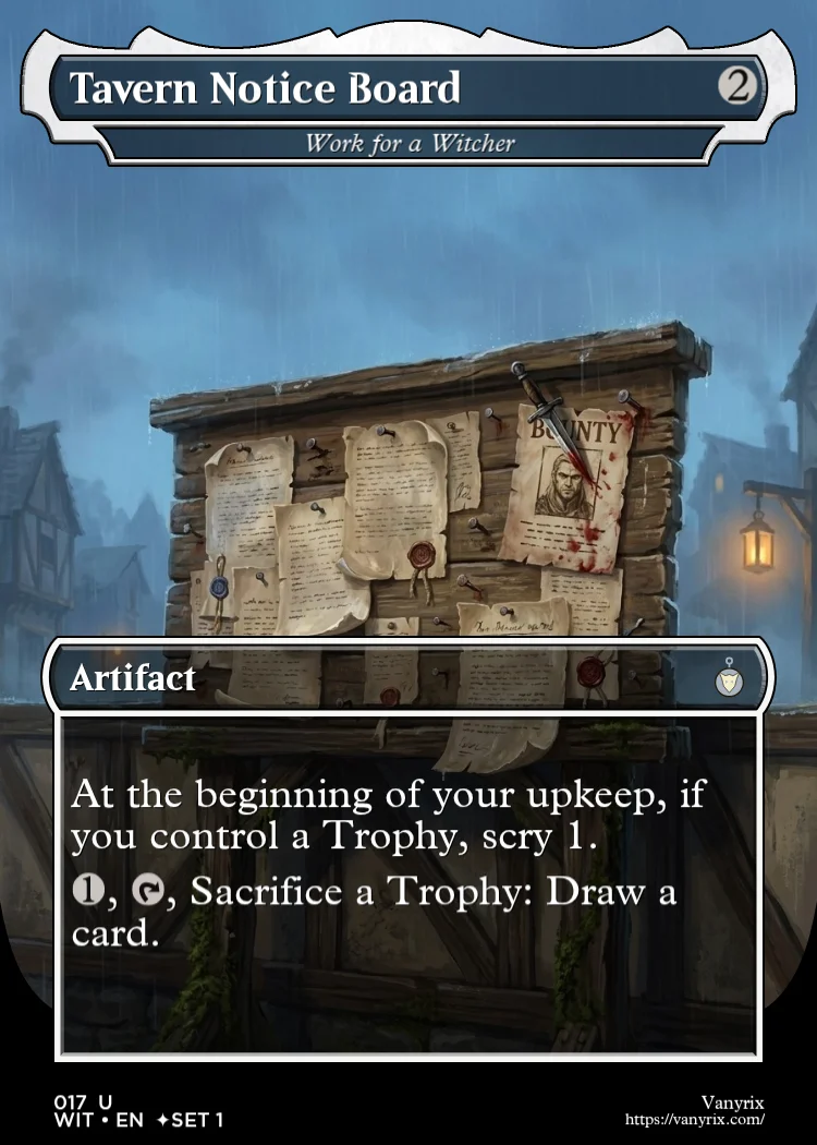 Tavern Notice Board