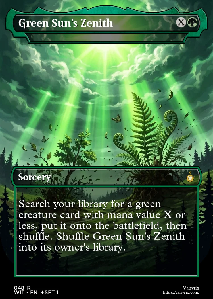 Green Sun's Zenith