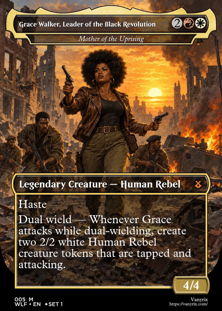 Grace Walker, Leader of the Black Revolution
