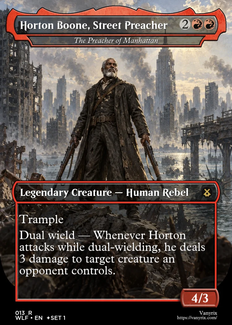 Horton Boone, Street Preacher