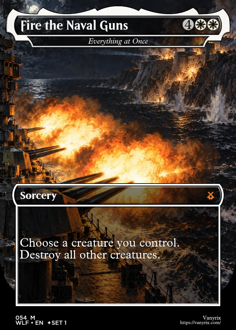 Fire the Naval Guns