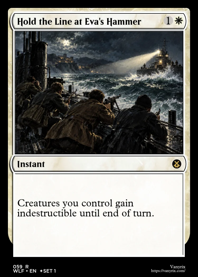 Hold the Line at Eva's Hammer