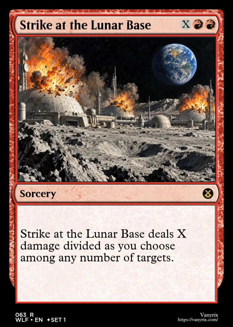 Strike at the Lunar Base