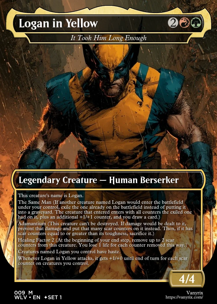 Logan in Yellow
