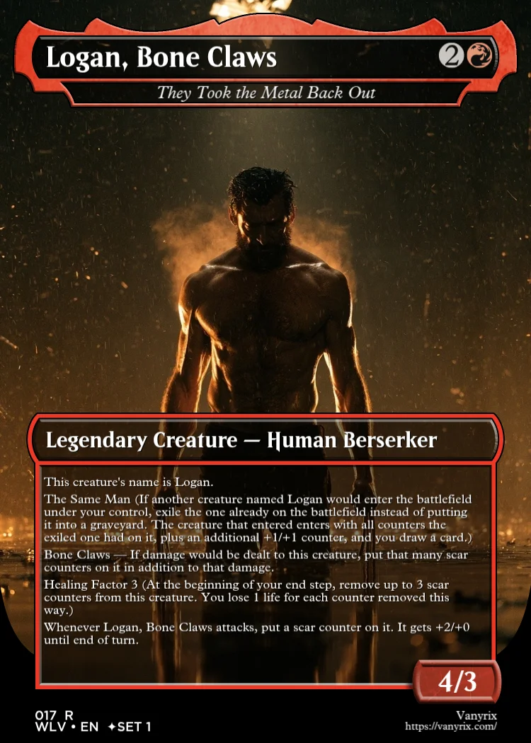 Logan, Bone Claws