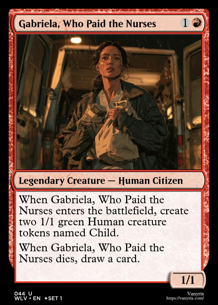 Gabriela, Who Paid the Nurses