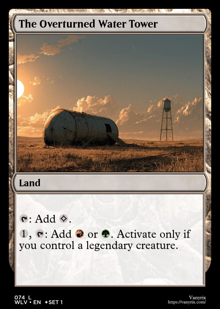 The Overturned Water Tower