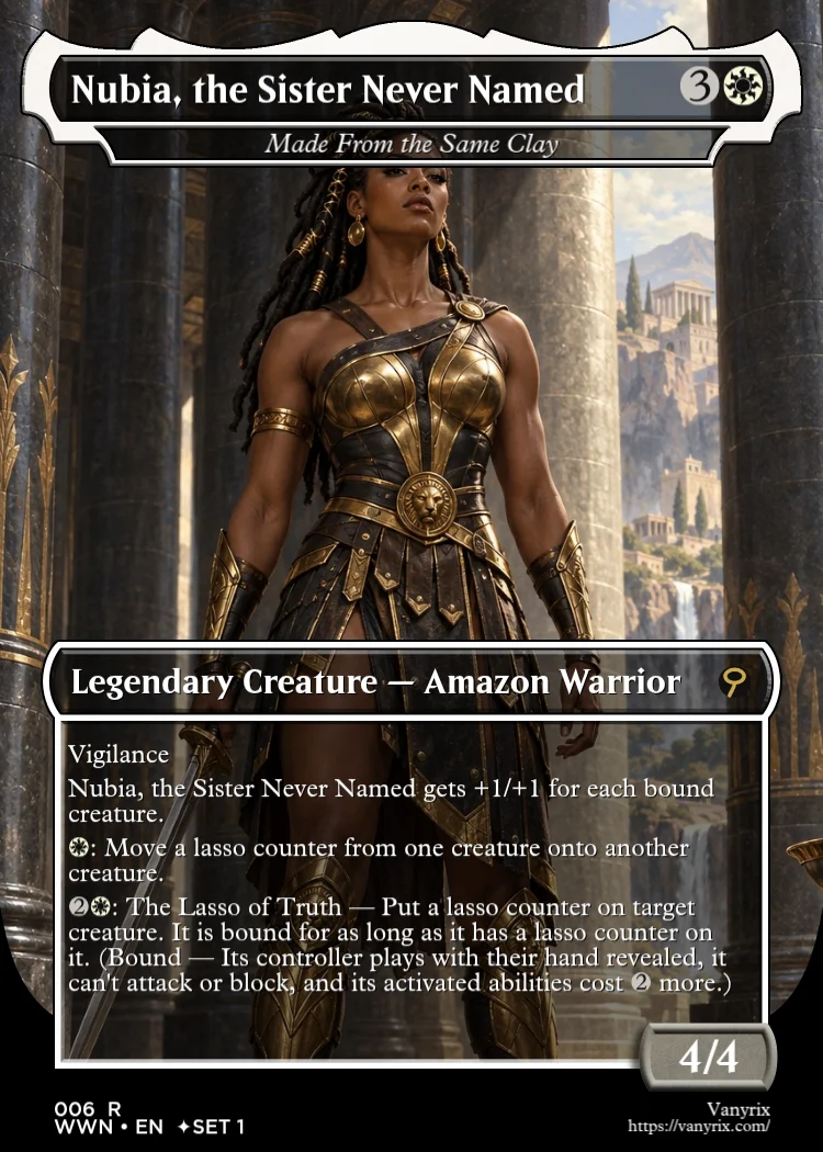 Nubia, the Sister Never Named