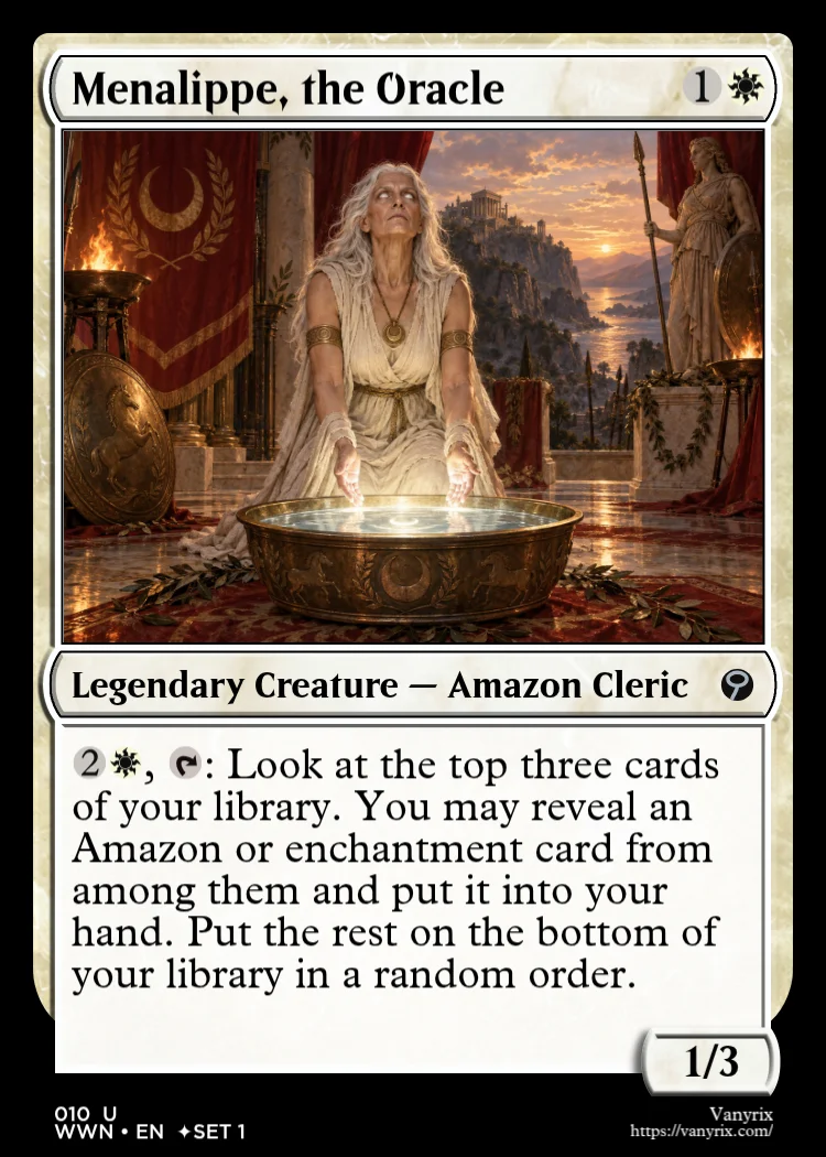 Menalippe, the Oracle