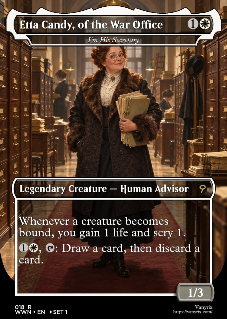 Etta Candy, of the War Office