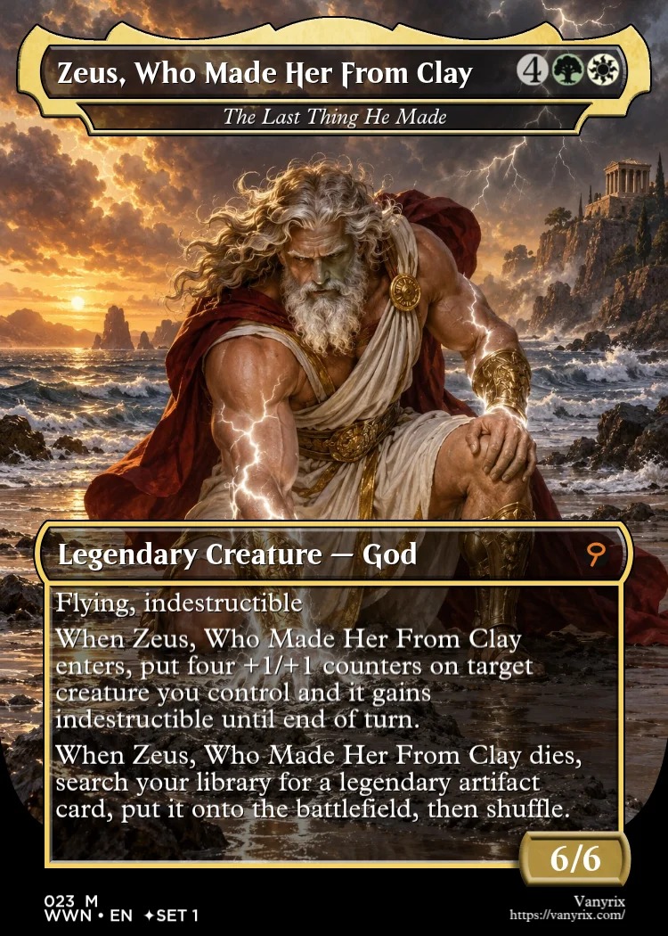 Zeus, Who Made Her From Clay
