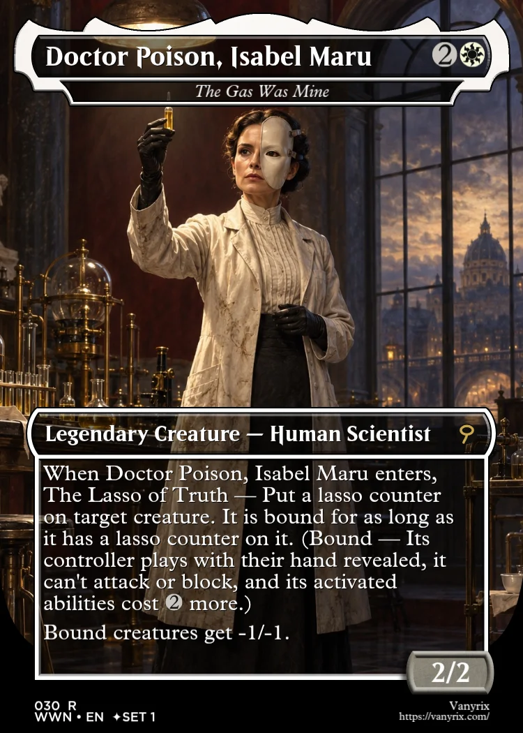 Doctor Poison, Isabel Maru