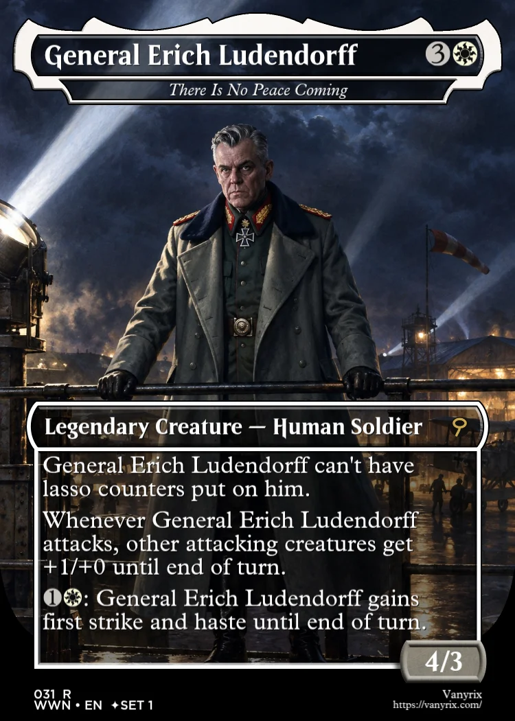 General Erich Ludendorff