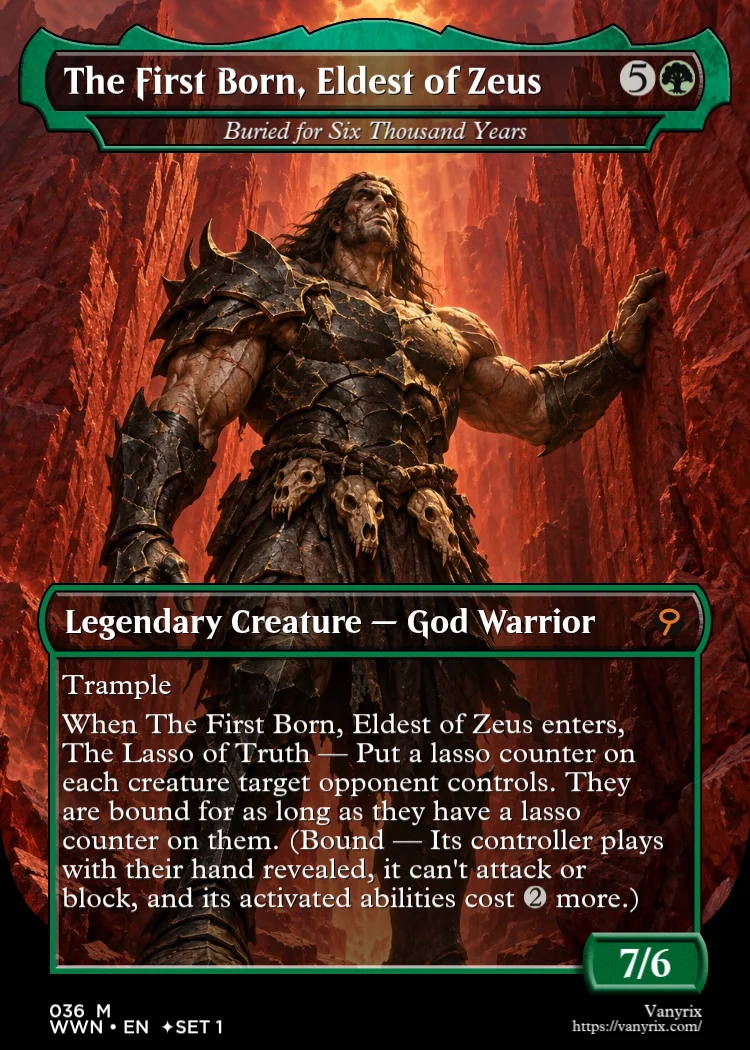 The First Born, Eldest of Zeus