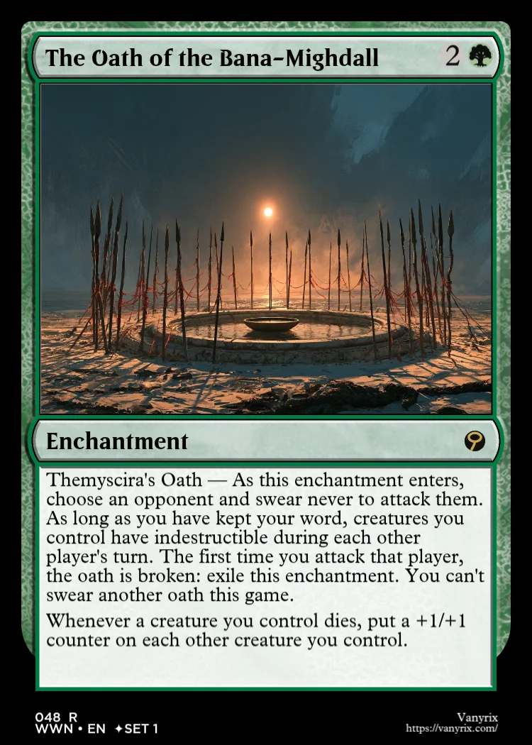 The Oath of the Bana-Mighdall