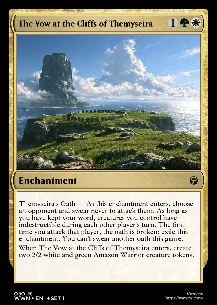 The Vow at the Cliffs of Themyscira