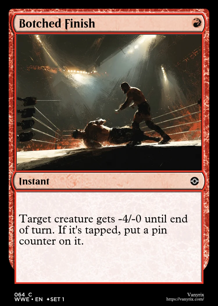 Botched Finish