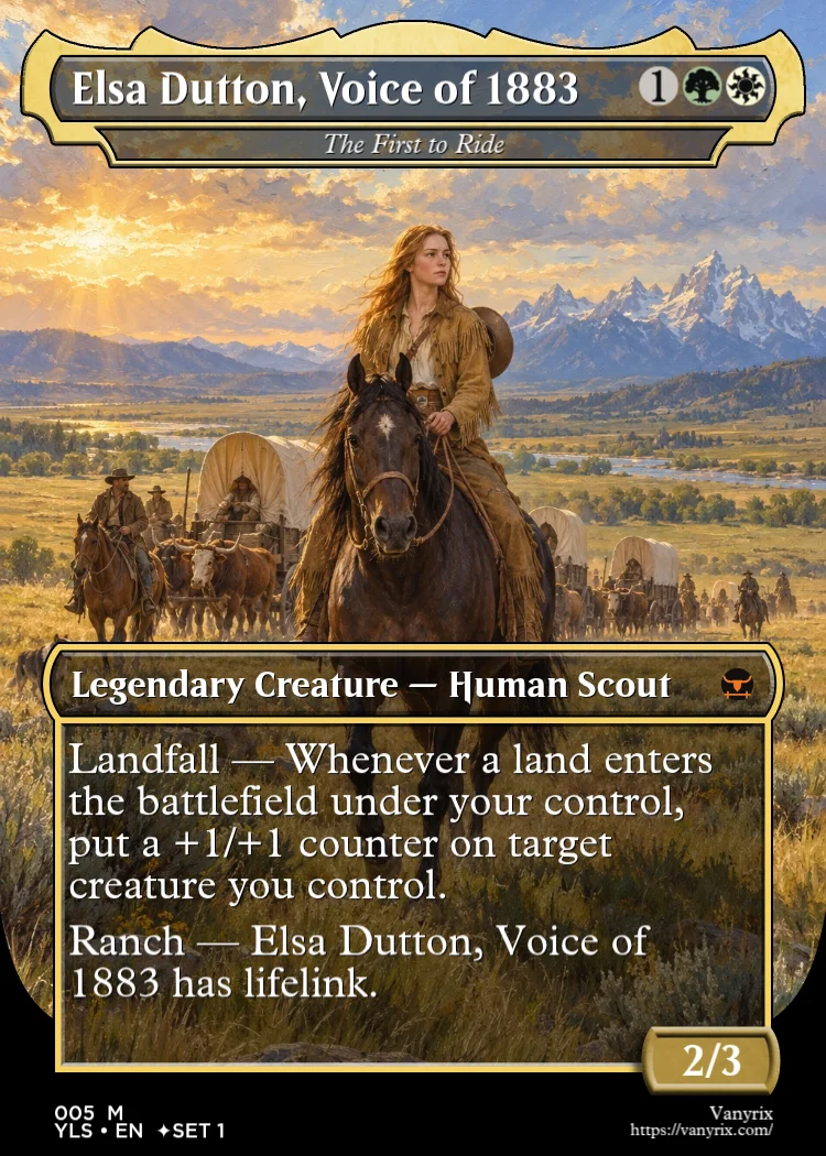 Elsa Dutton, Voice of 1883