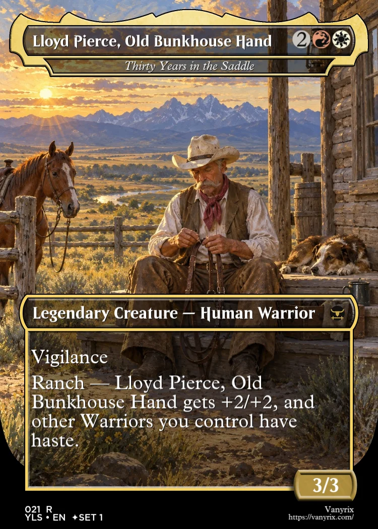 Lloyd Pierce, Old Bunkhouse Hand