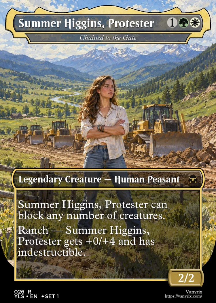 Summer Higgins, Protester