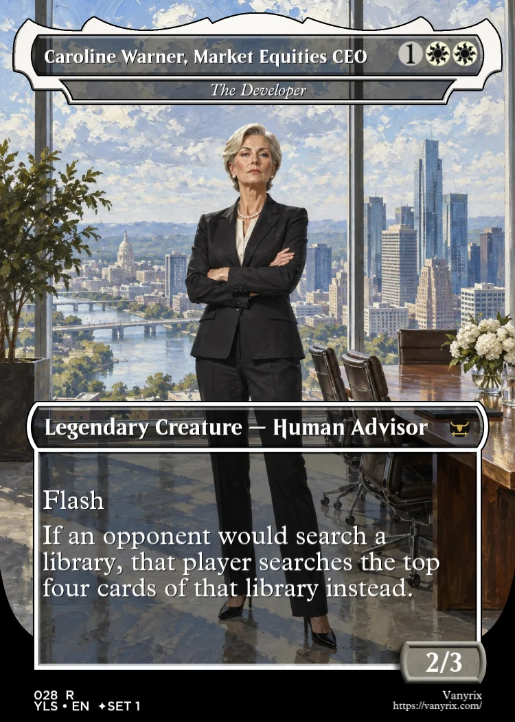 Caroline Warner, Market Equities CEO