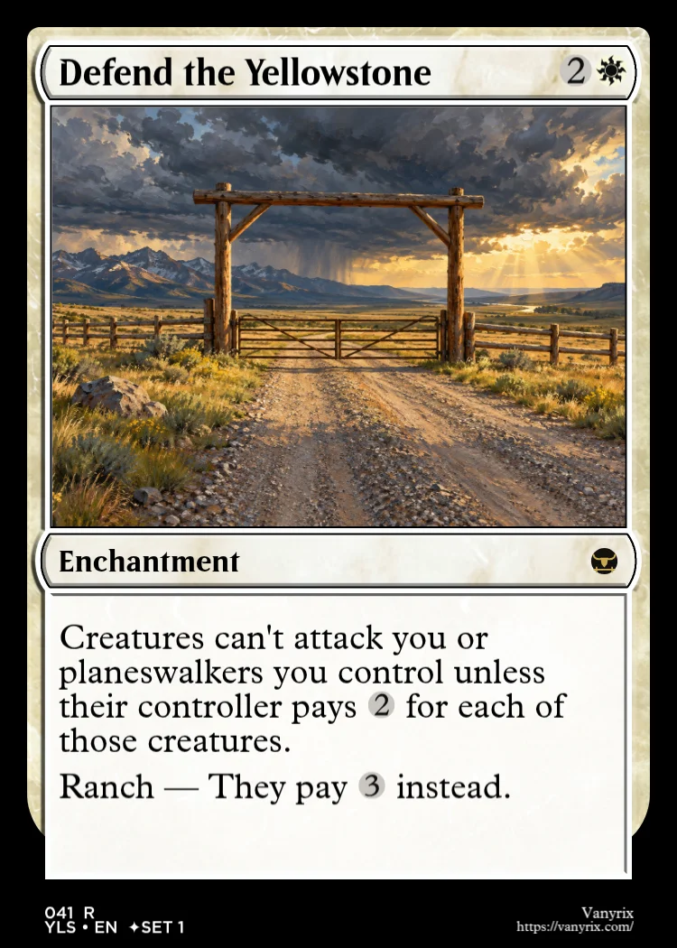 Defend the Yellowstone