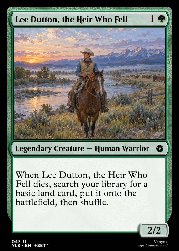 Lee Dutton, the Heir Who Fell
