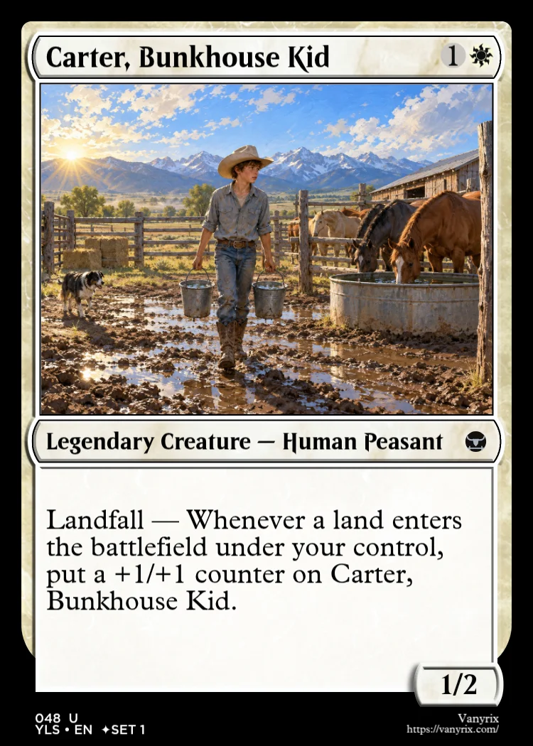 Carter, Bunkhouse Kid