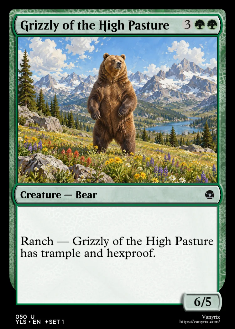 Grizzly of the High Pasture
