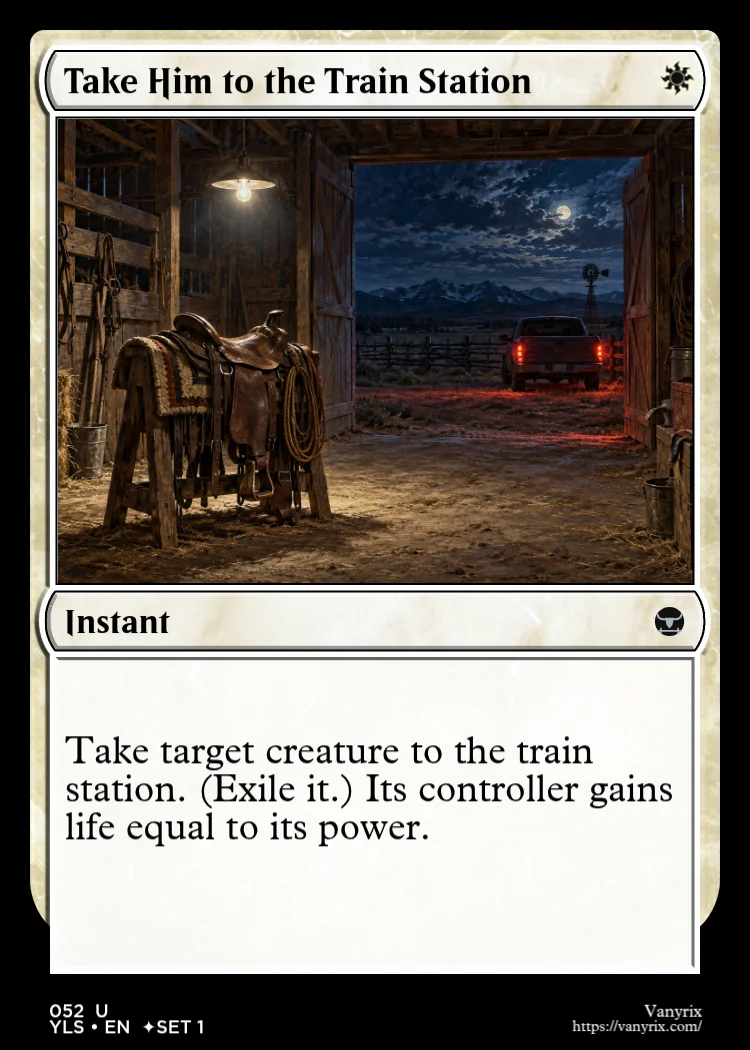 Take Him to the Train Station