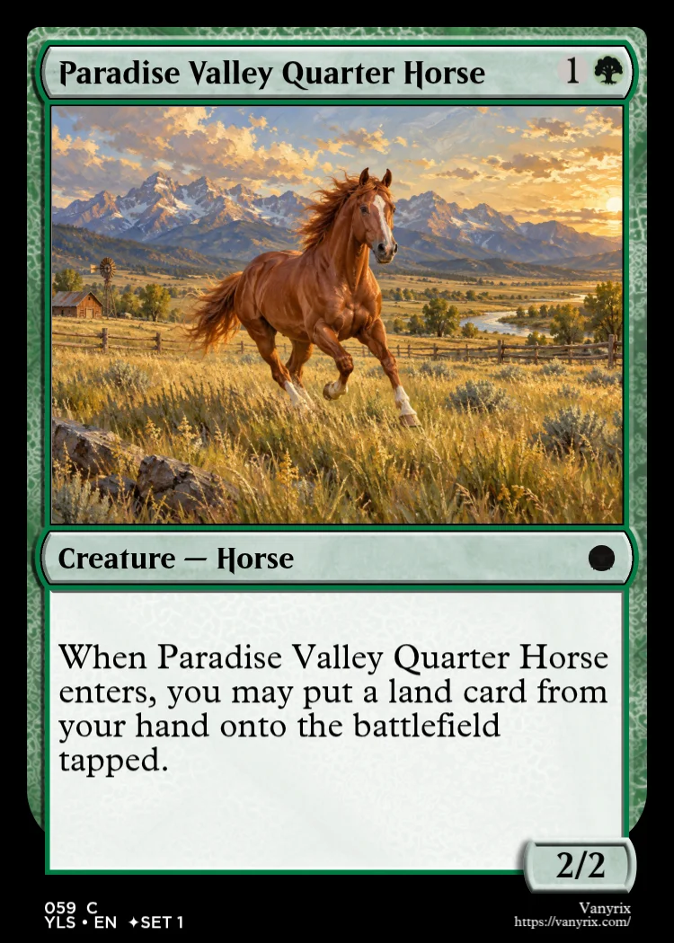 Paradise Valley Quarter Horse